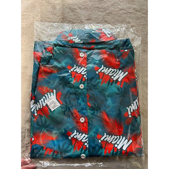 Dixxon Flannel Co. The Vice Miami-Inspired Button-Up Shirt 2X - Picture 2 of 5